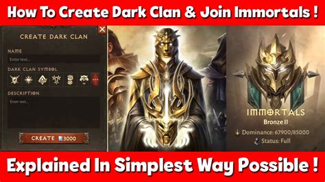 <b>Immortal</b> Leader Skills. . Dark clan advantages diablo immortal reddit
